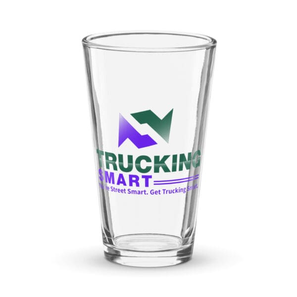 Trucking Smart Pint Glass